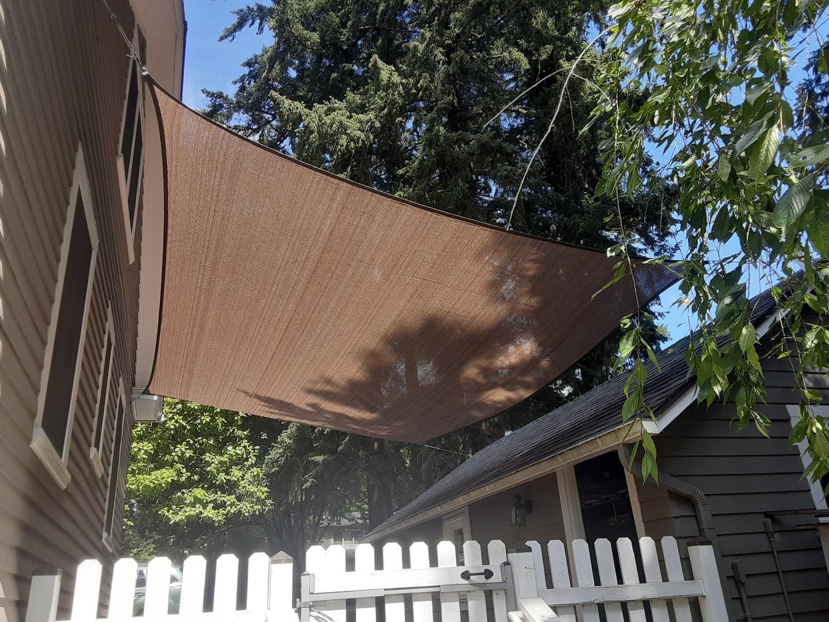 DIY Shade Sail Installation for Patio