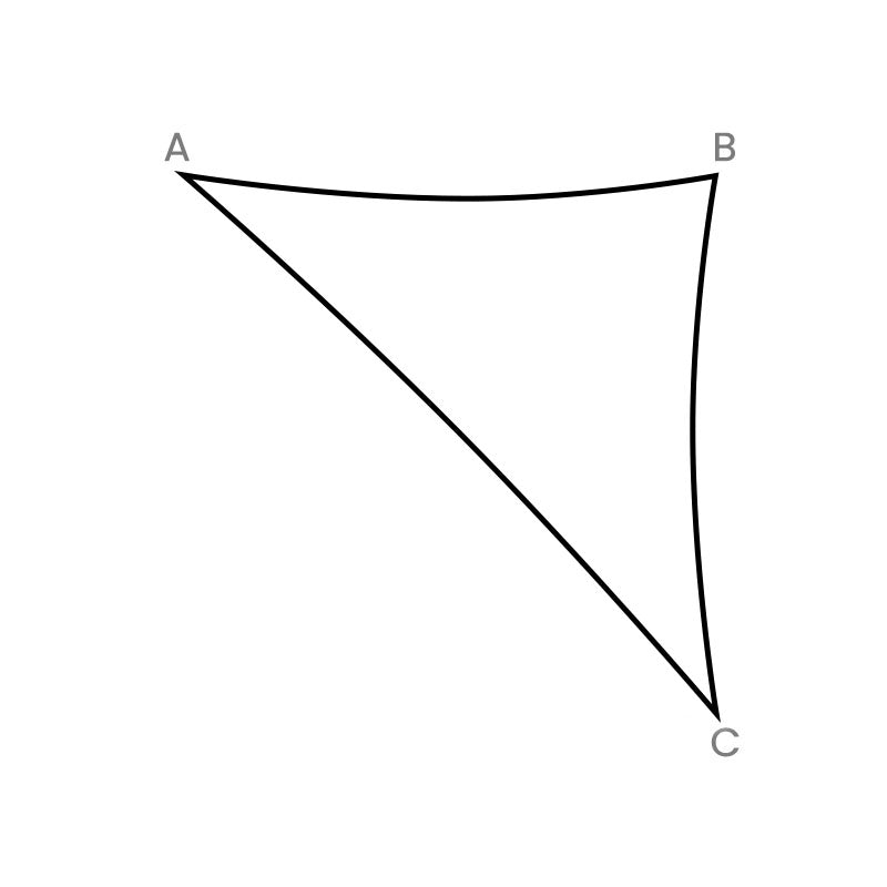 Custom-Made Shade Sail-Right Triangle