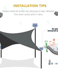 Waterproof Rectangle Shade Sail