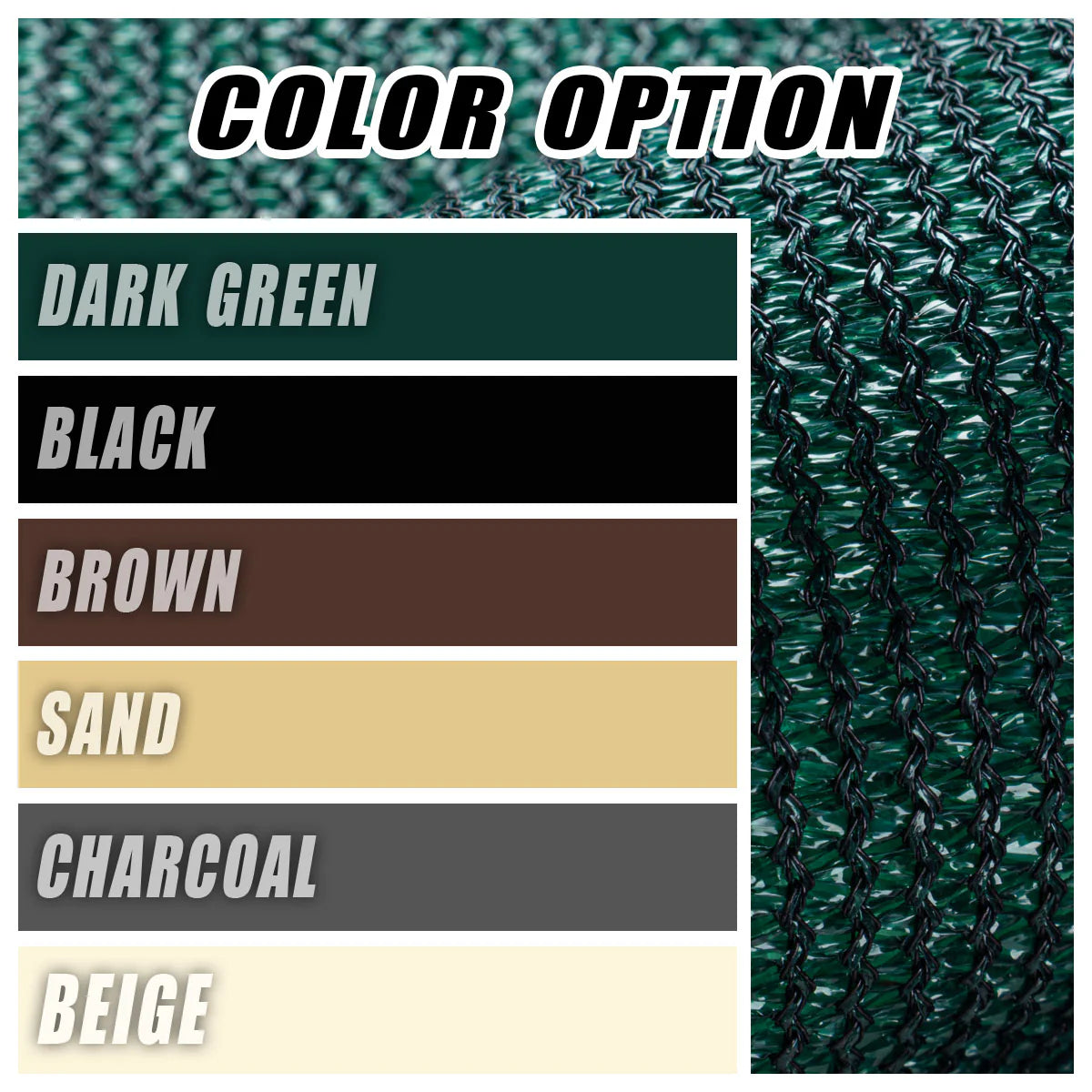 Custom-Made Fence Screen